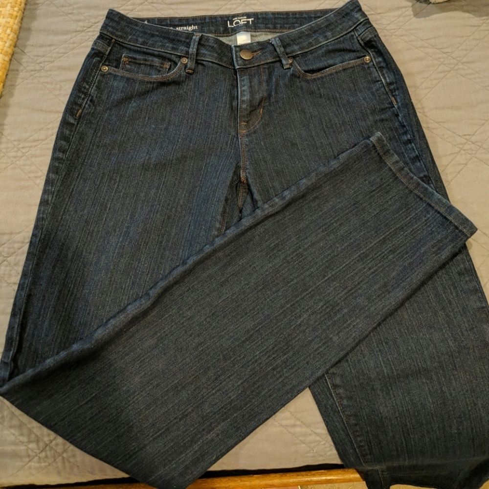 Loft straight cut jeans